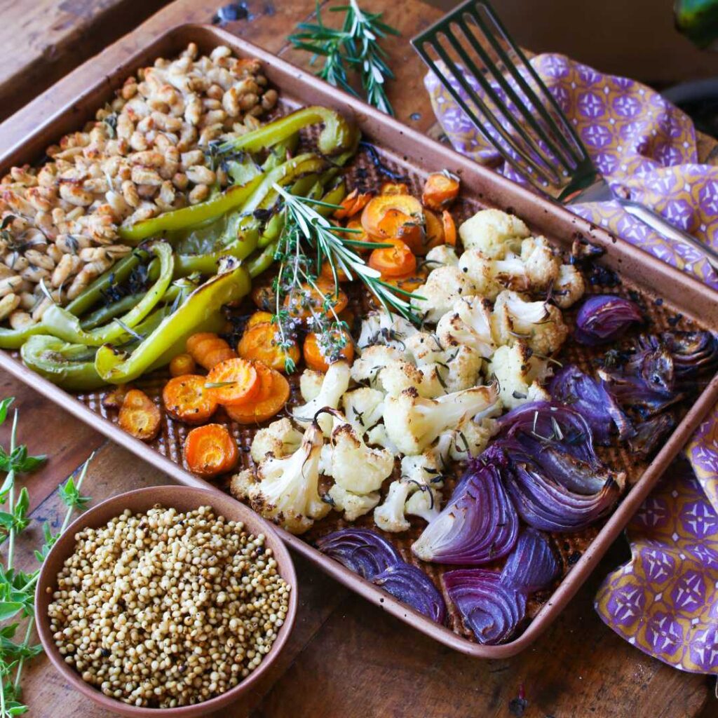 Mediterranean Sheet Pan Veggies