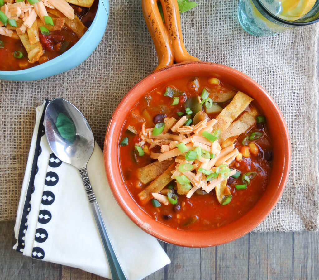 Vegan Tortilla Soup