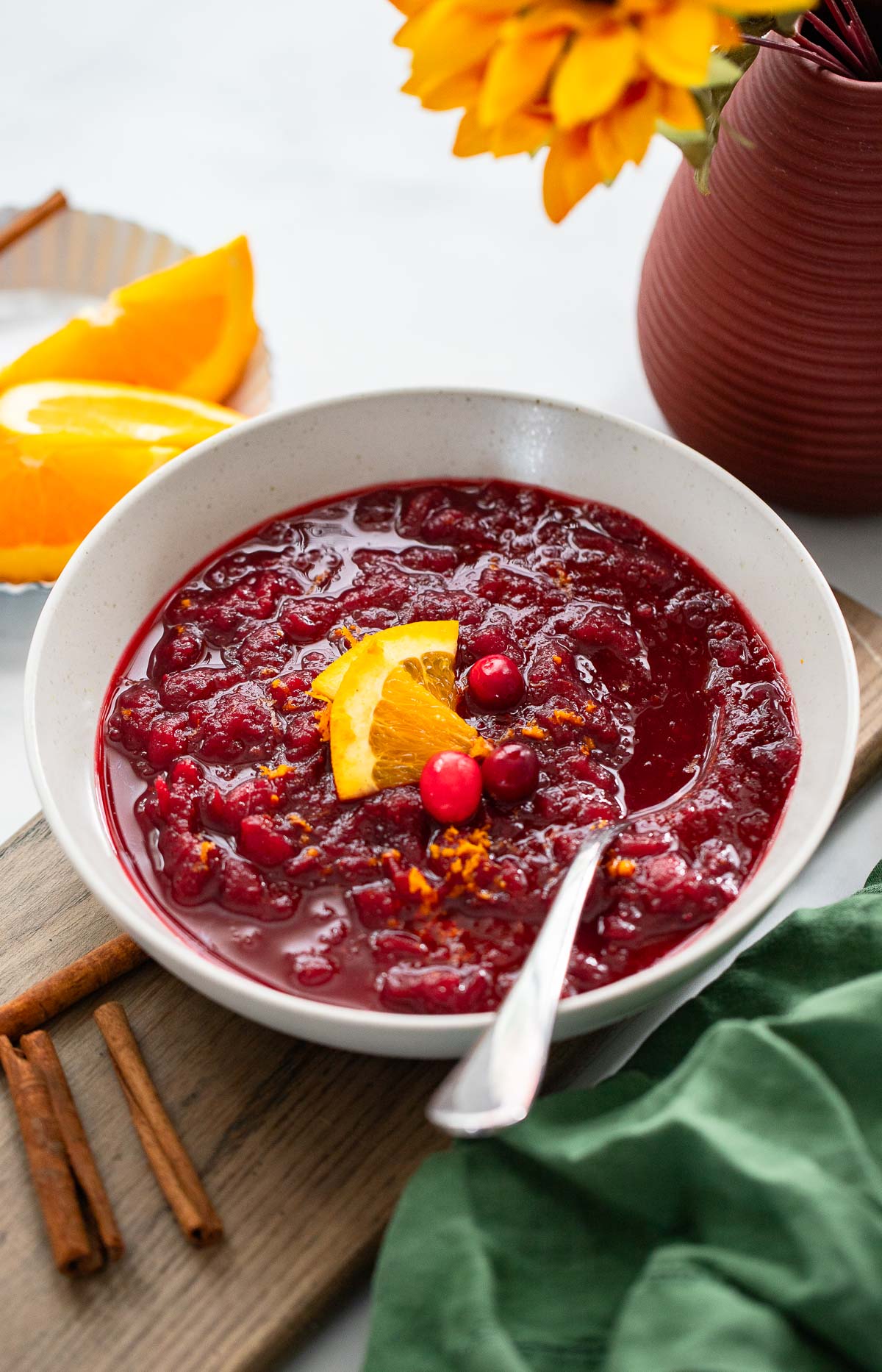 Cranberry Sauce with Frozen Cranberries