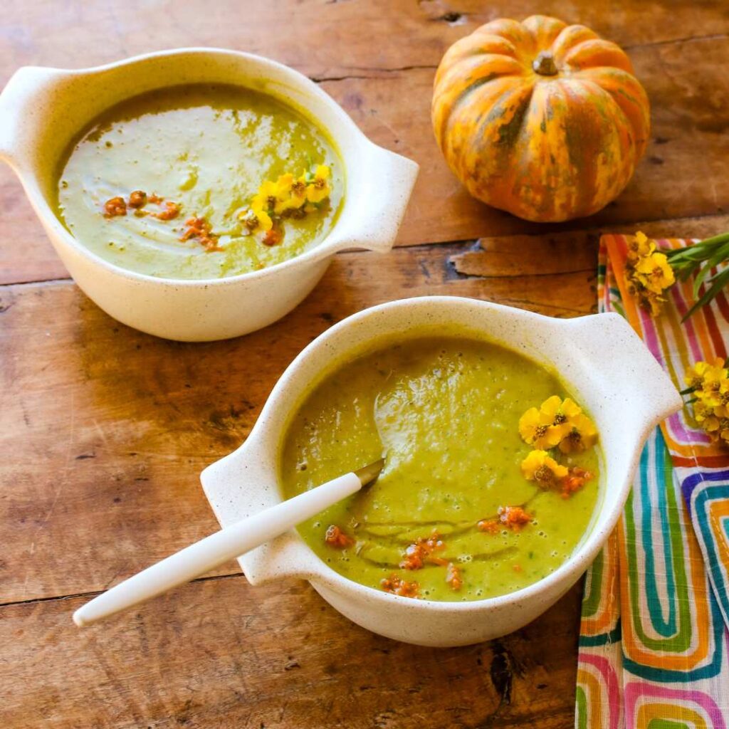 Carnival Squash Soup with Turmeric