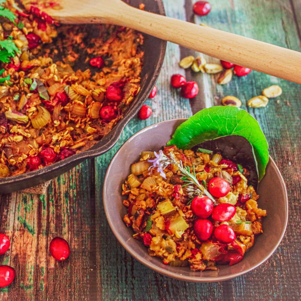 Cranberry Oat Pilaf