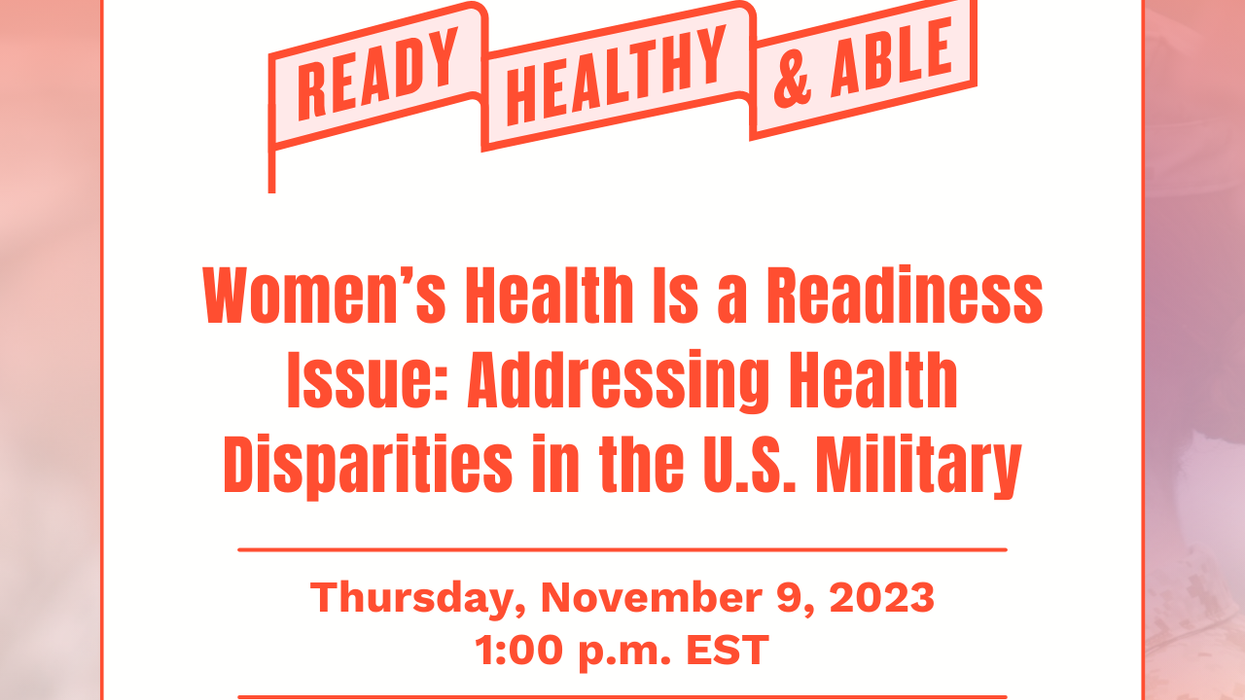 Policy Briefing: Women’s Health Is a Readiness Issue