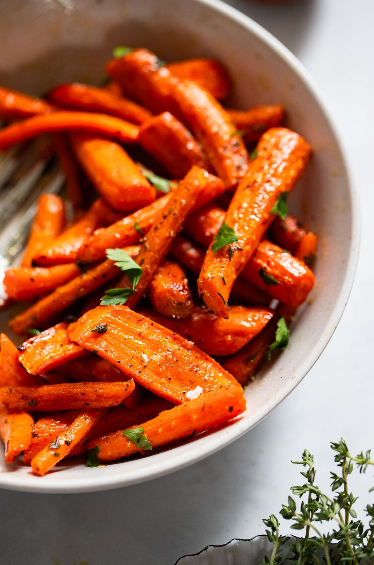 Roasted Carrots with Thyme