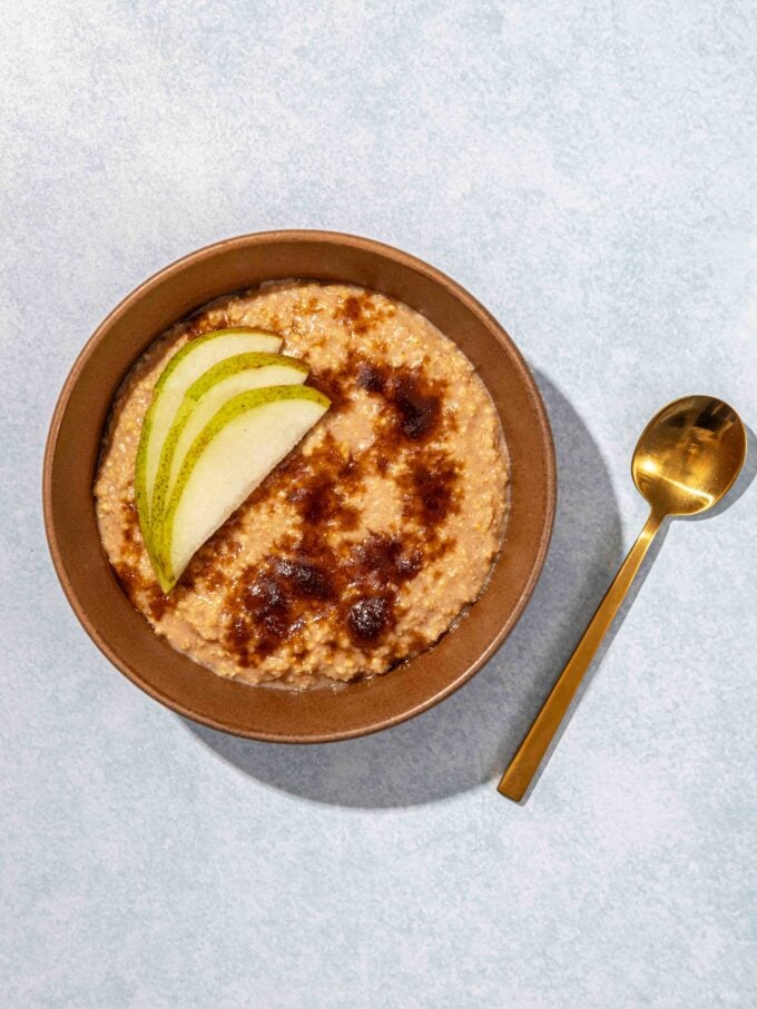 Stovetop Cinnamon-spiced Millet Breakfast Porridge
