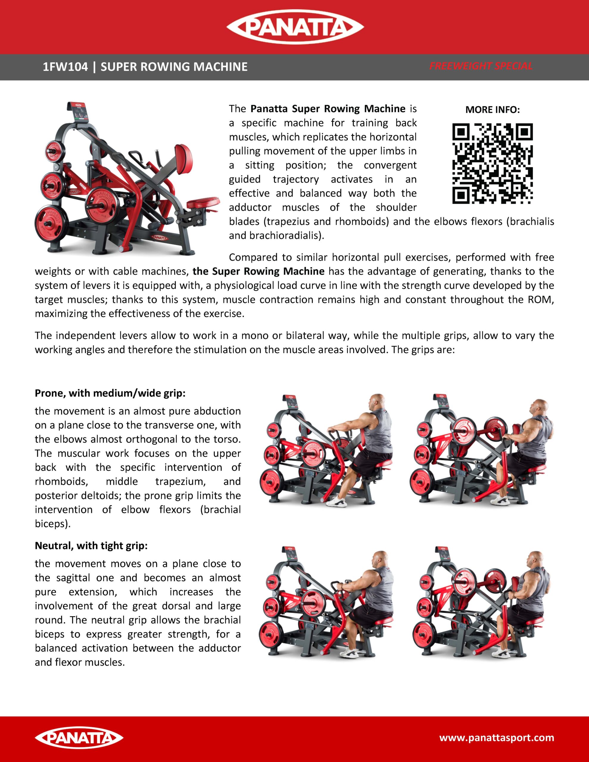 PANATTA SUPER ROWING MACHINE