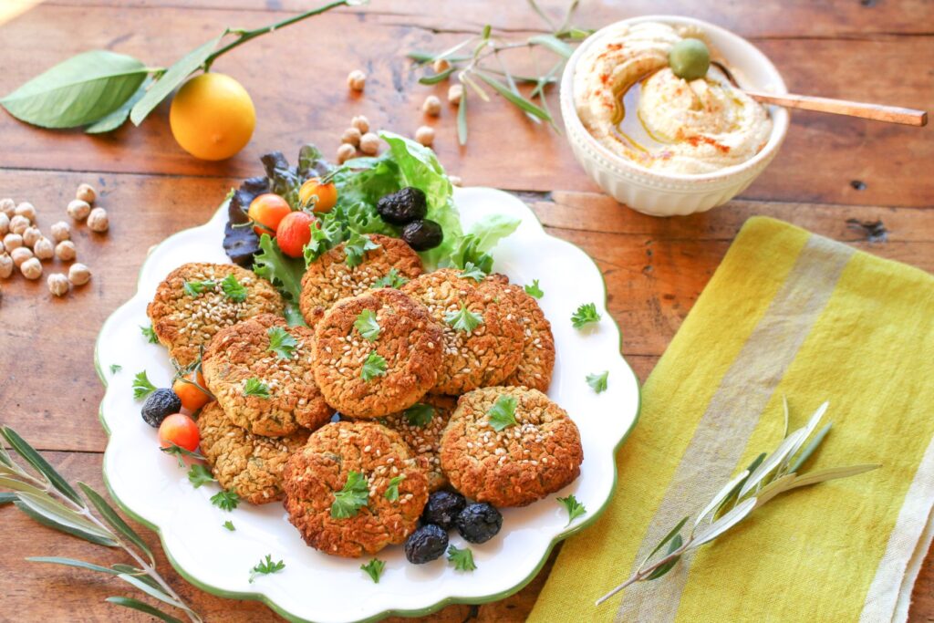 Easy Oven Baked Falafel