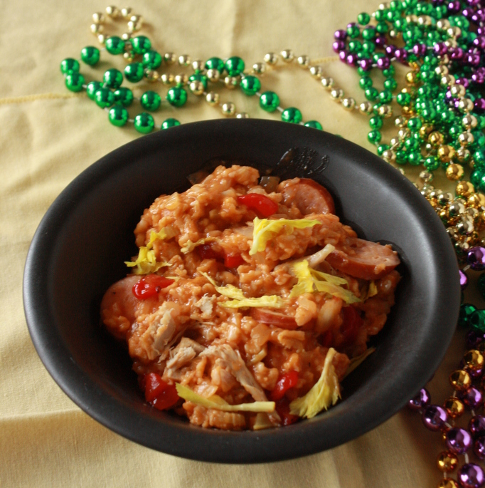 15-Minute Chicken and Sausage Jambalaya with Oats