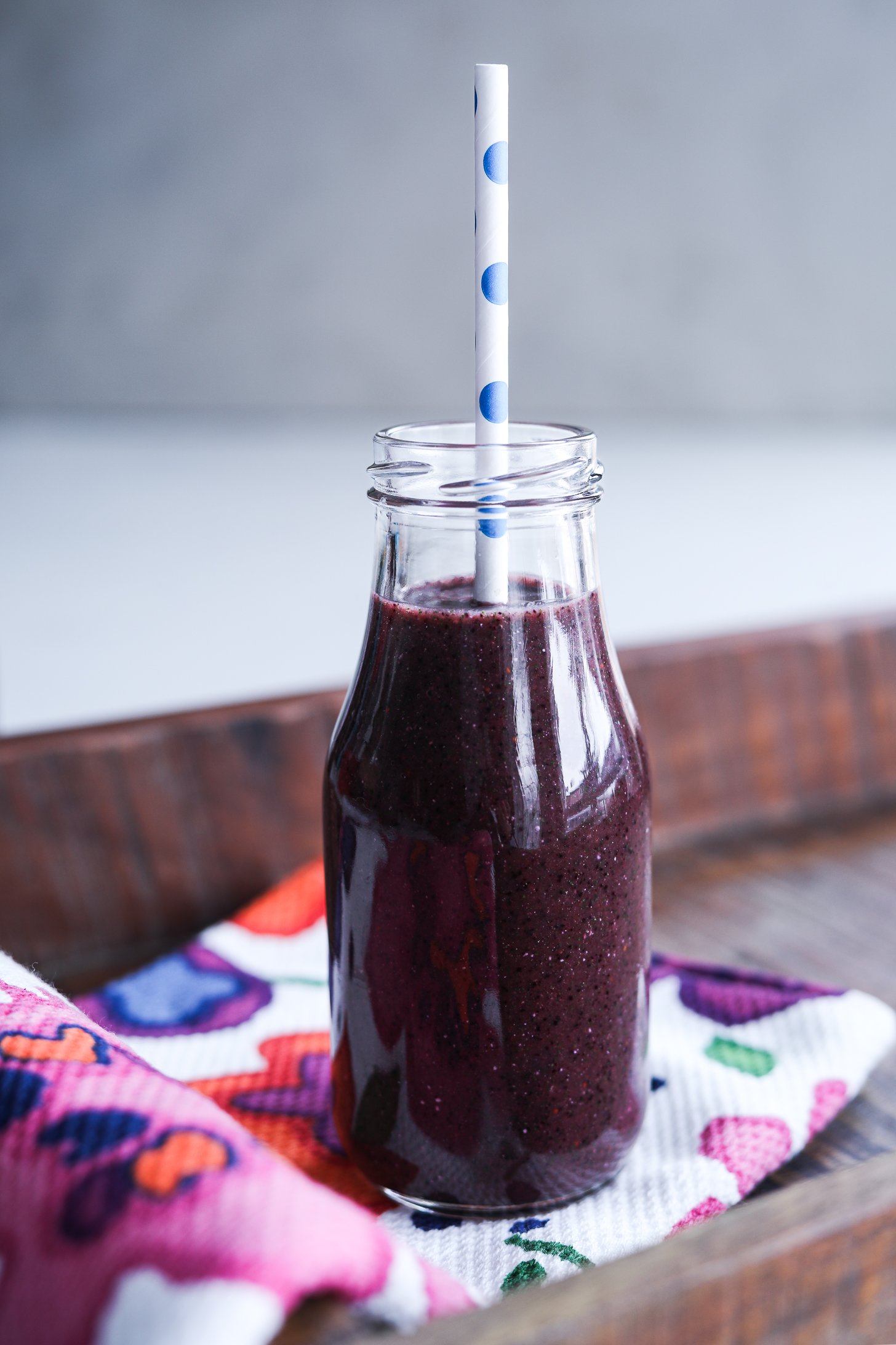 Blueberry Kale Smoothie With Ginger (Anti-Inflammatory)