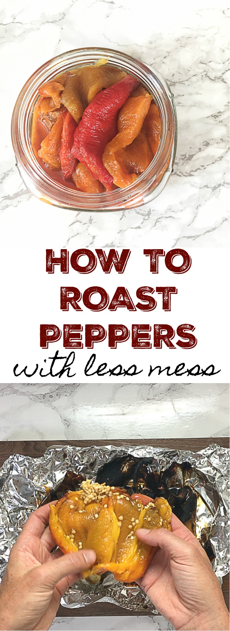 How To Roast Peppers With Less Mess | Healthy Kitchen Hacks