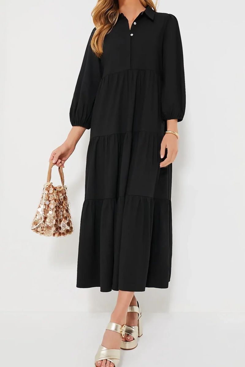 10 Lovely Long-Sleeve Dresses for Women Over 50