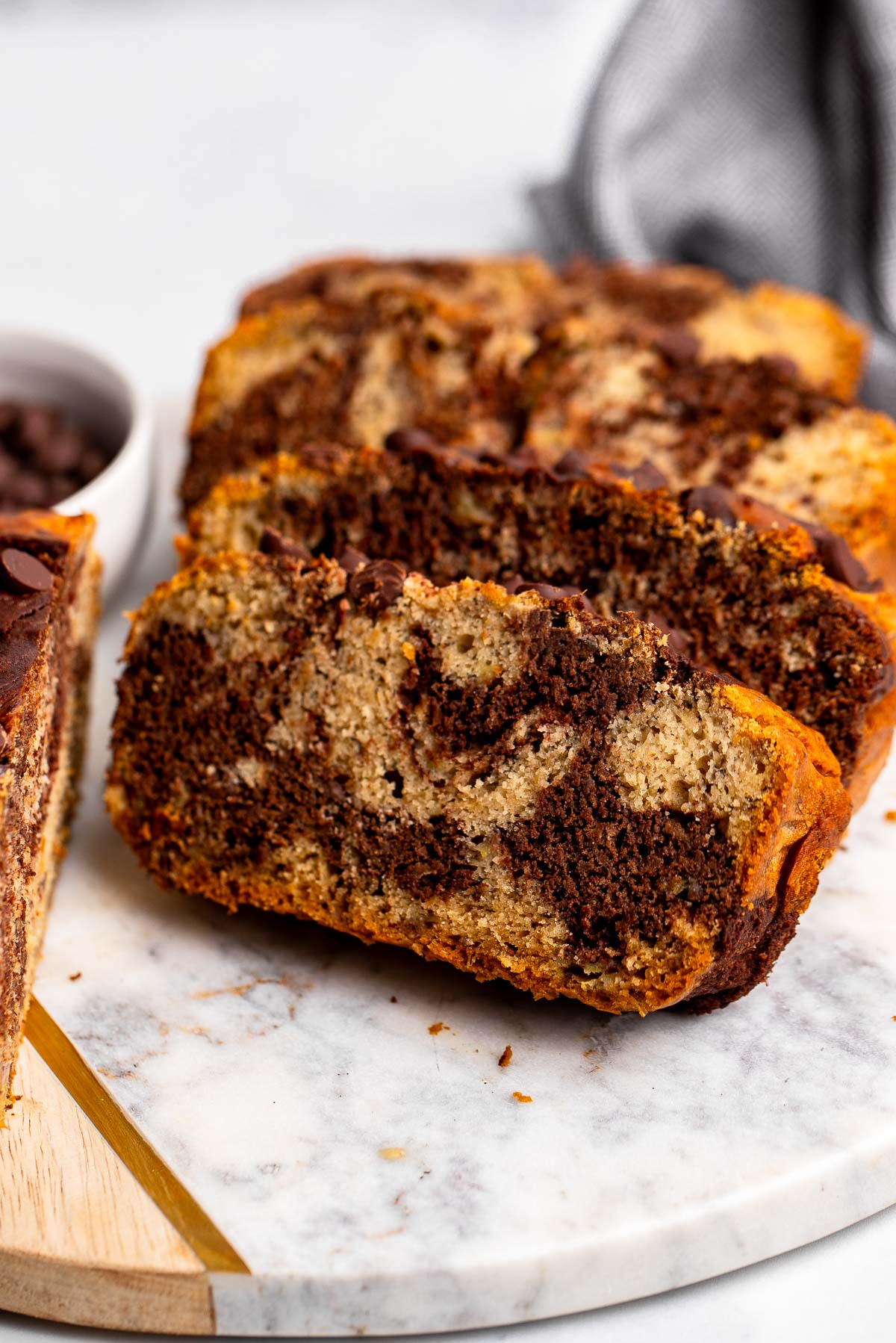 Marbled Chocolate Banana Bread