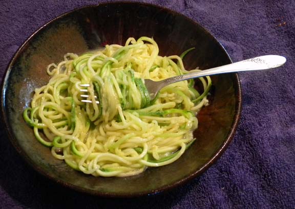 Buttered Garlic (Zucchini) Spaghetti