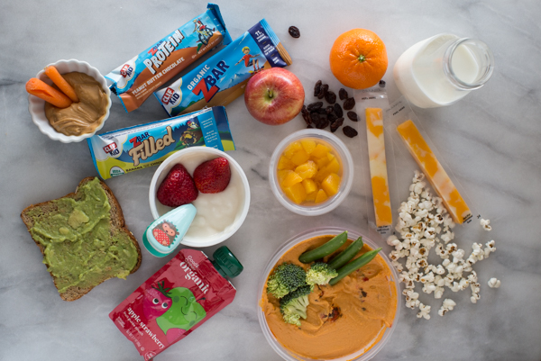 healthy snack ideas for kids. easy snacks to pack for school lunches and how to get kids to eat healthy.