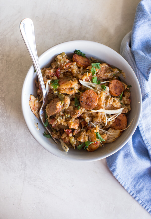 Instant Pot Jambalaya | Healthy Jambalaya Recipe