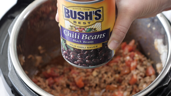 Bush's chili beans in stuffed pepper soup