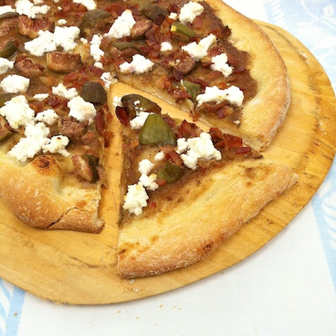 Figgy Bacon, Ricotta & Thyme Pizza