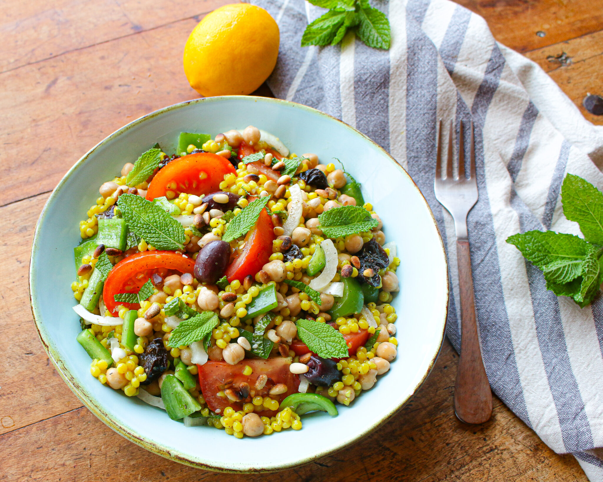 Vegetable Couscous Salad with Za’atar