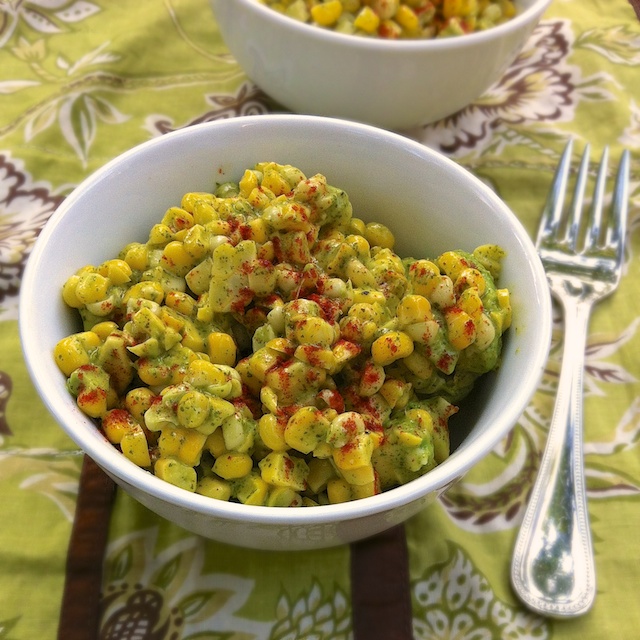 Corn Avocado Salad with Honey Lime Vinaigrette