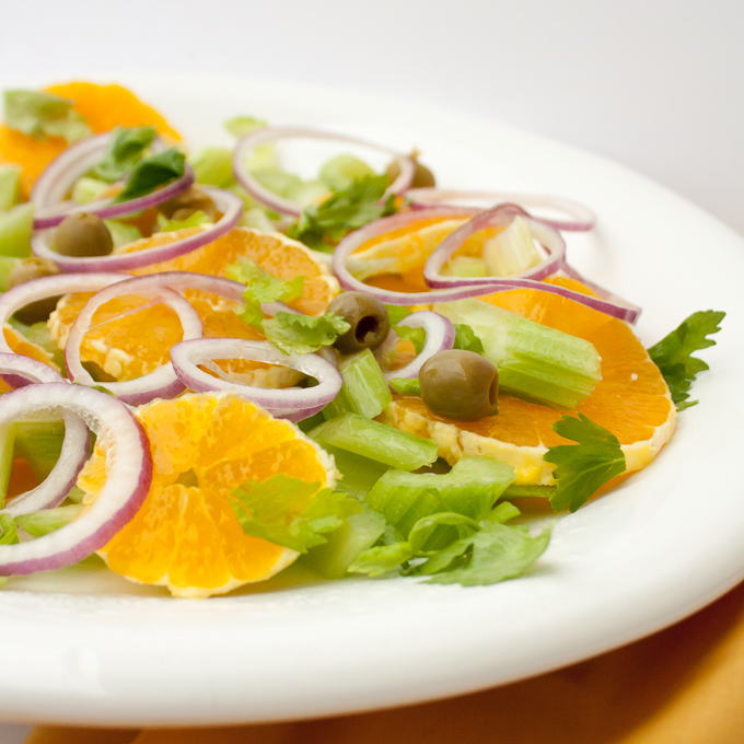 Easy Italian Celery Orange Salad
