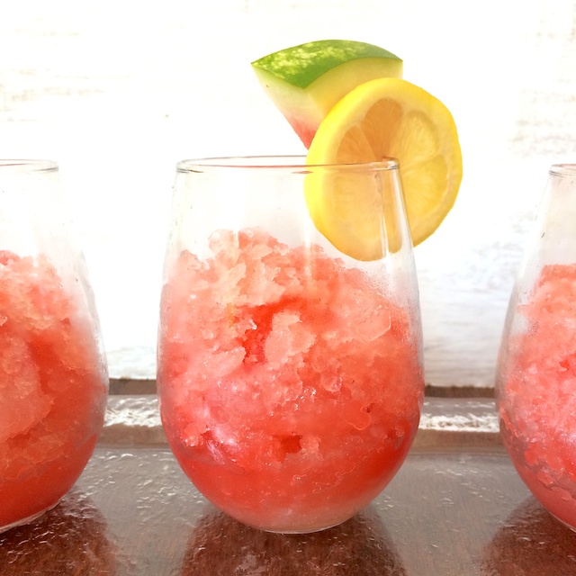 Watermelon Lemonade Slushies