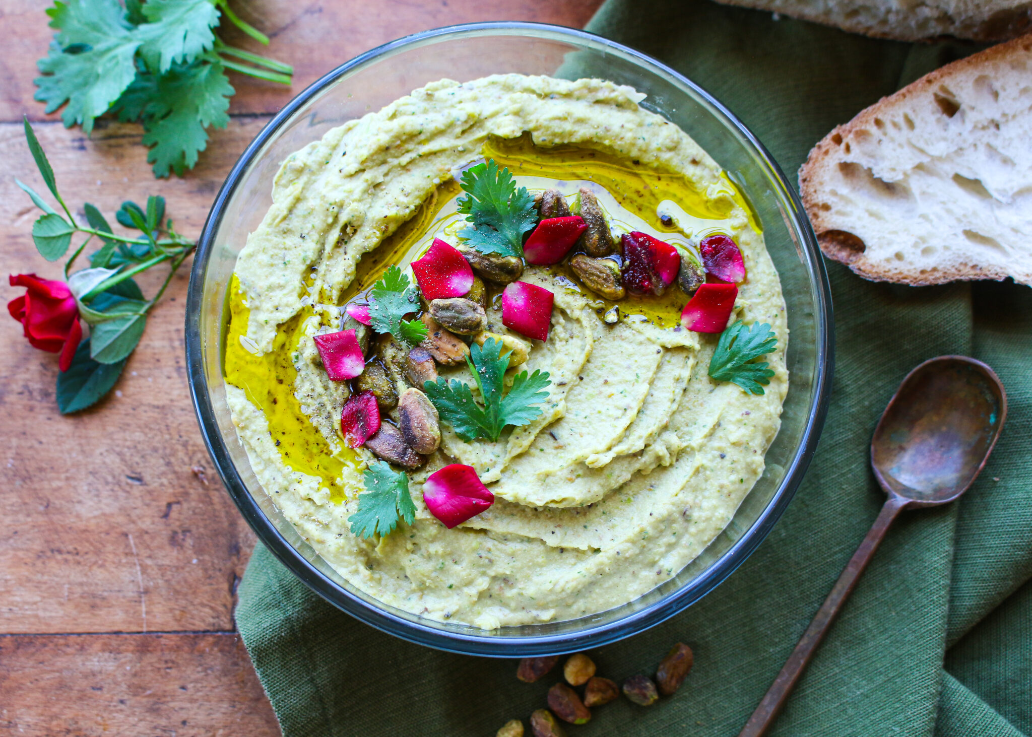 Pistachio Hummus – Sharon Palmer, The Plant Powered Dietitian