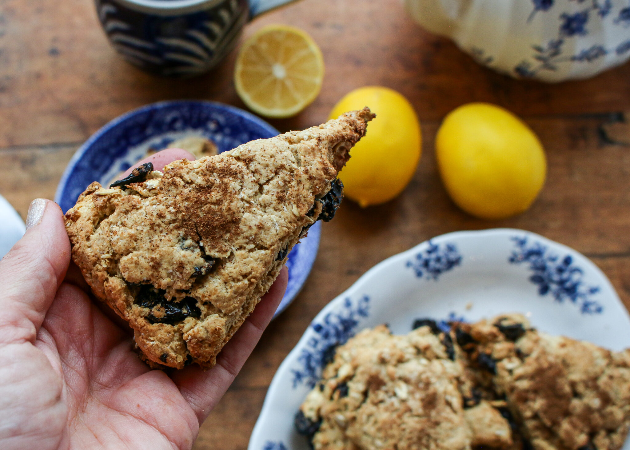 Vegan Scones with Dried Cherries