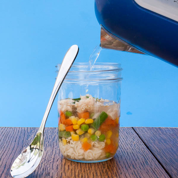 Noodle Soup in a Jar for Lunch