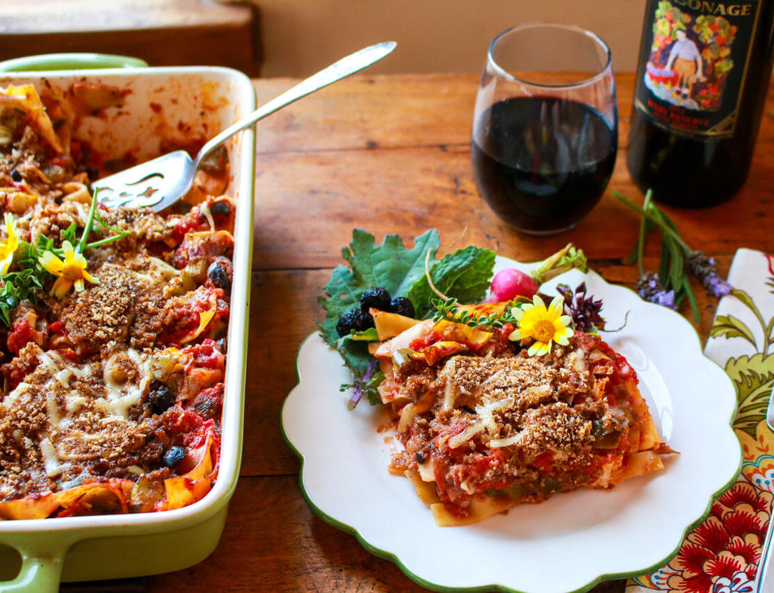 Baked Vegan Mediterranean Lasagna – Sharon Palmer, The Plant Powered Dietitian