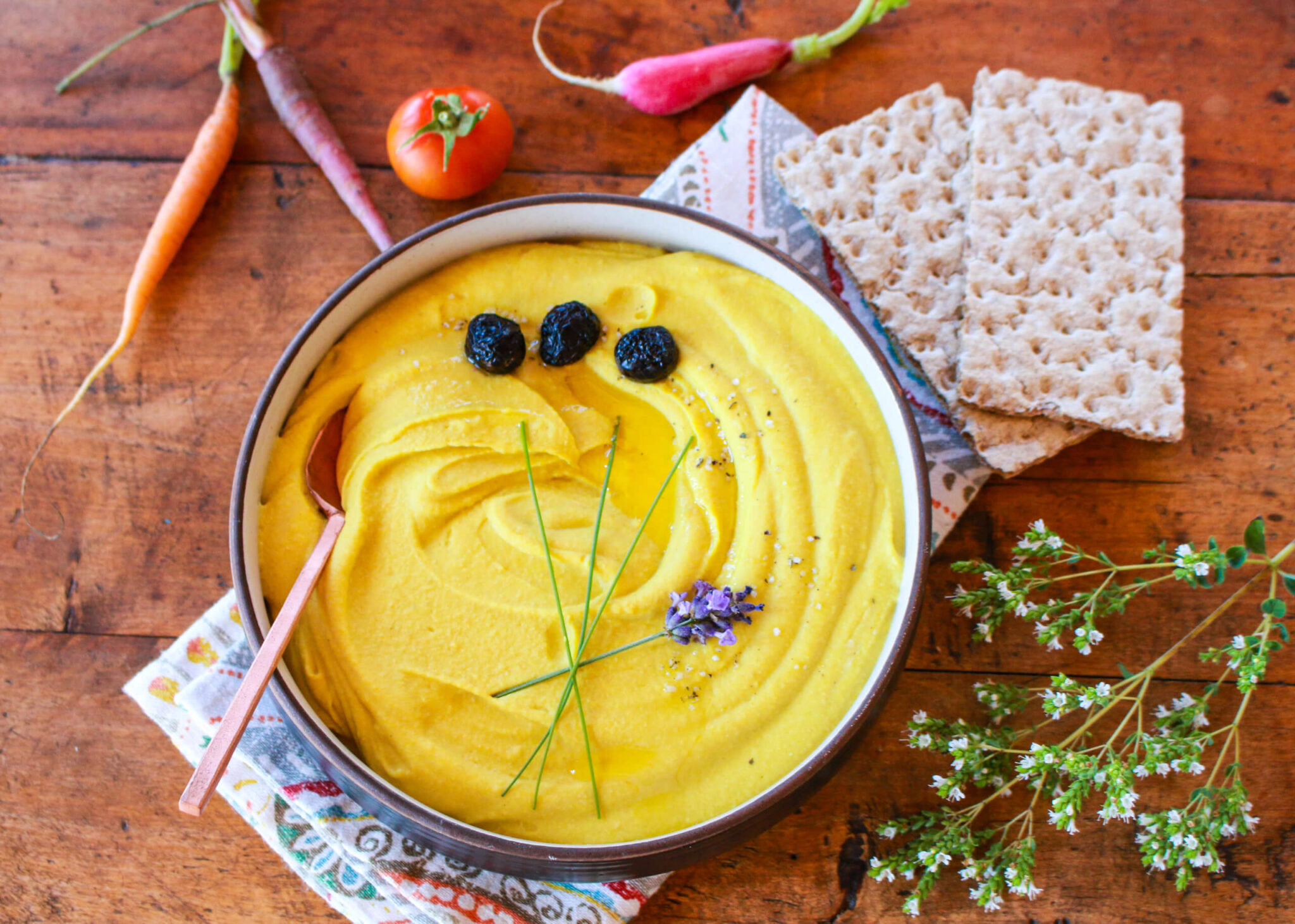 Curried White Bean Hummus – Sharon Palmer, The Plant Powered Dietitian