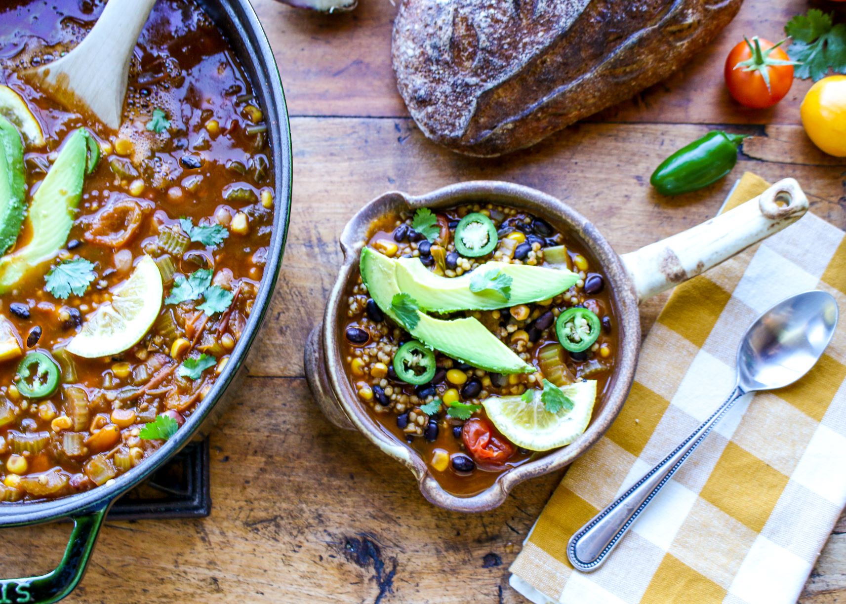 Texas Vegan Chili with Sorghum