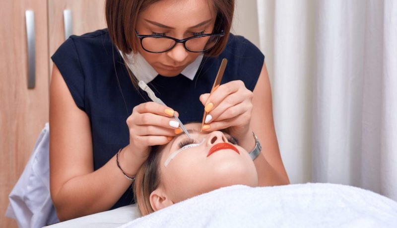 Price for eyelash extensions will vary.