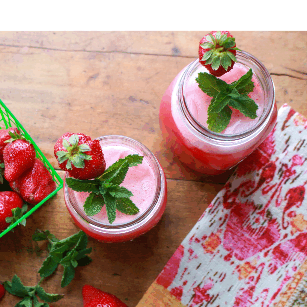 Easy Strawberry Agua Fresca – Sharon Palmer, The Plant Powered Dietitian