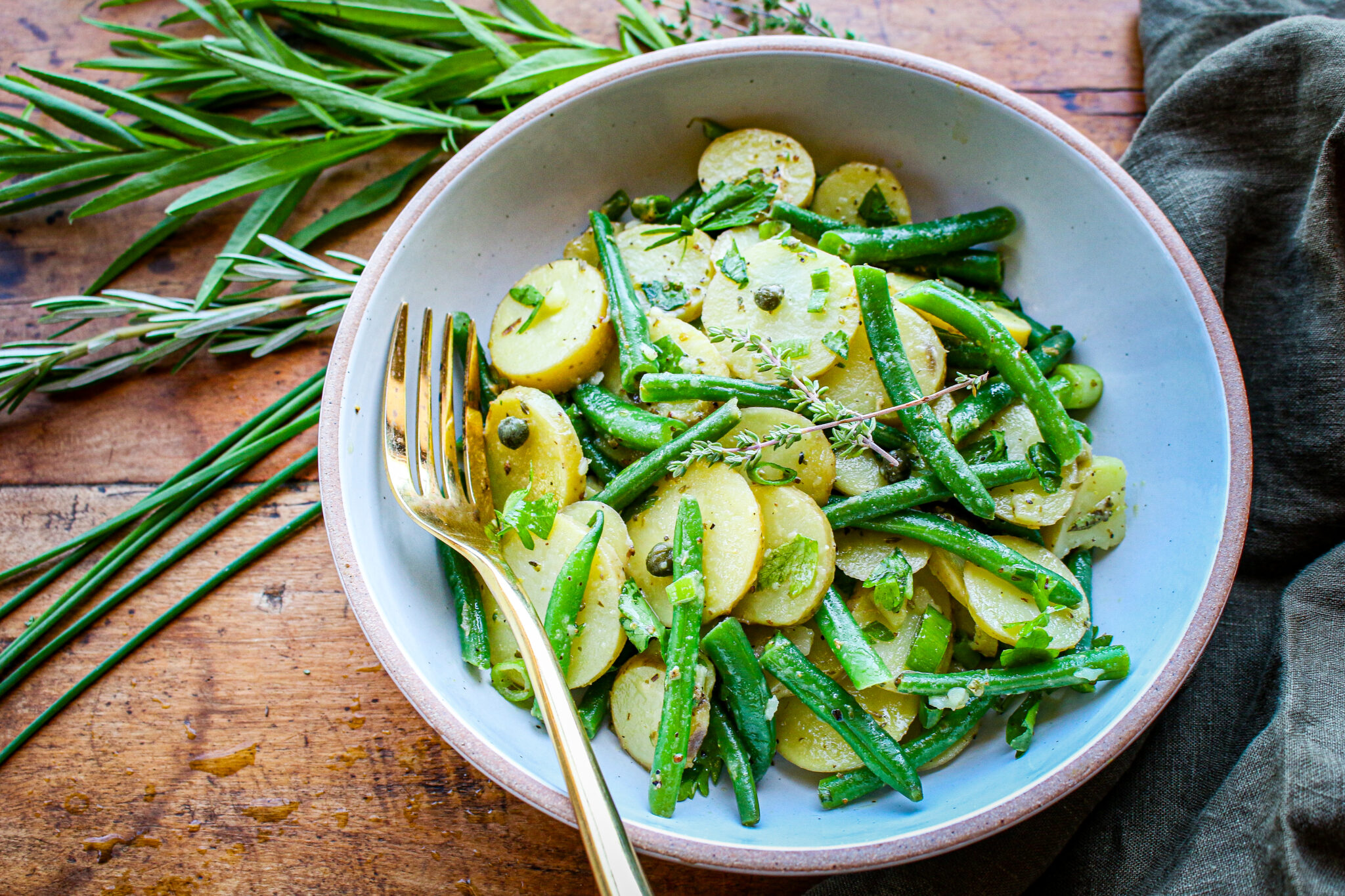 Herbed Green Bean Potato Salad