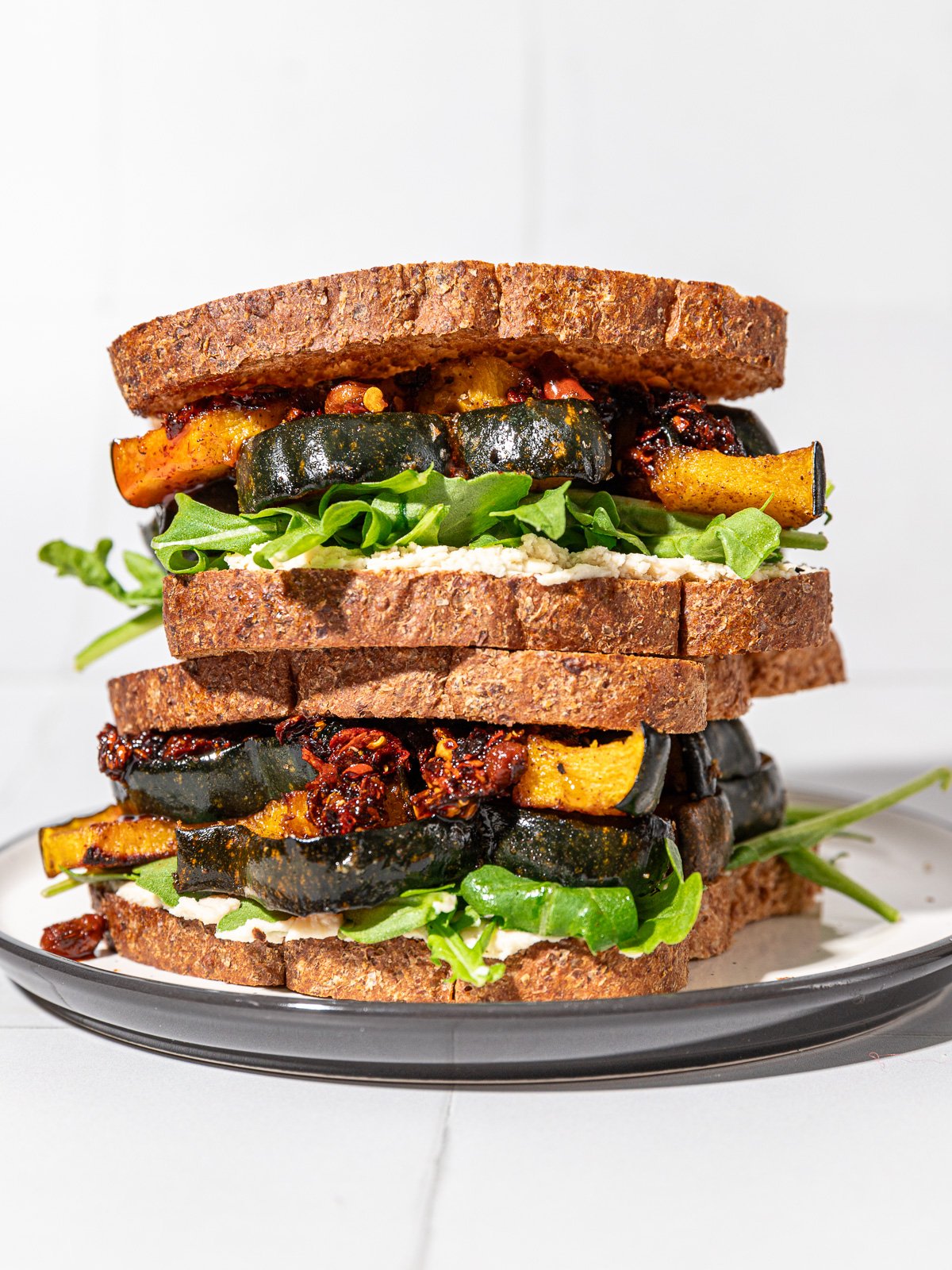 Sweet + Spicy Roasted Squash Sandwich