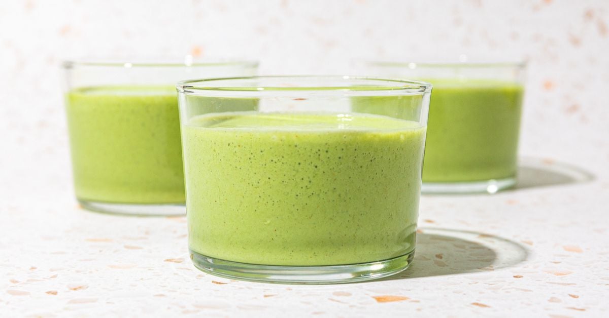 Glowing Green Protein Smoothie (21g)