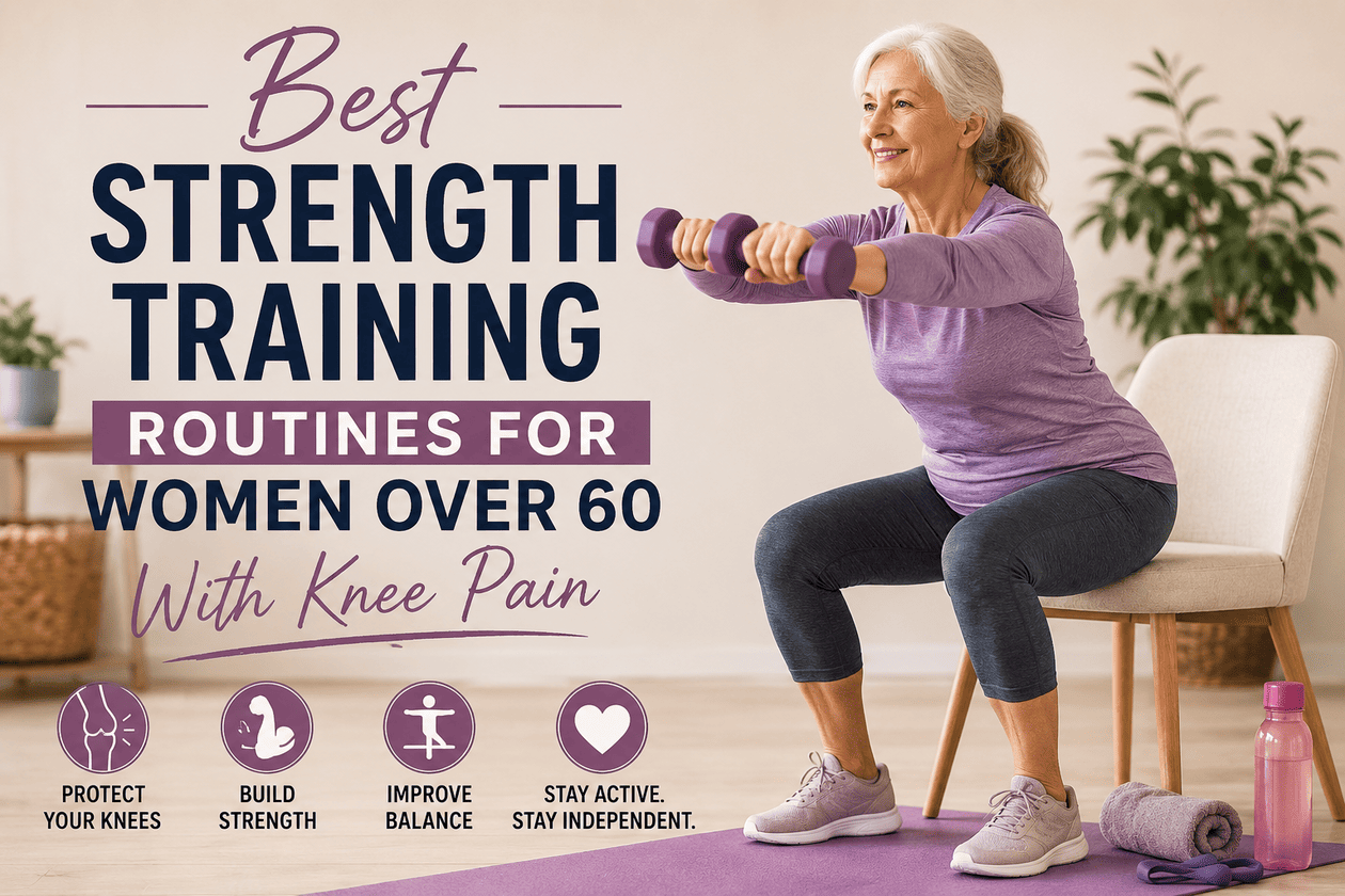 Best Strength Training Routines for Women Over 60 With Knee Pain – Prime Women