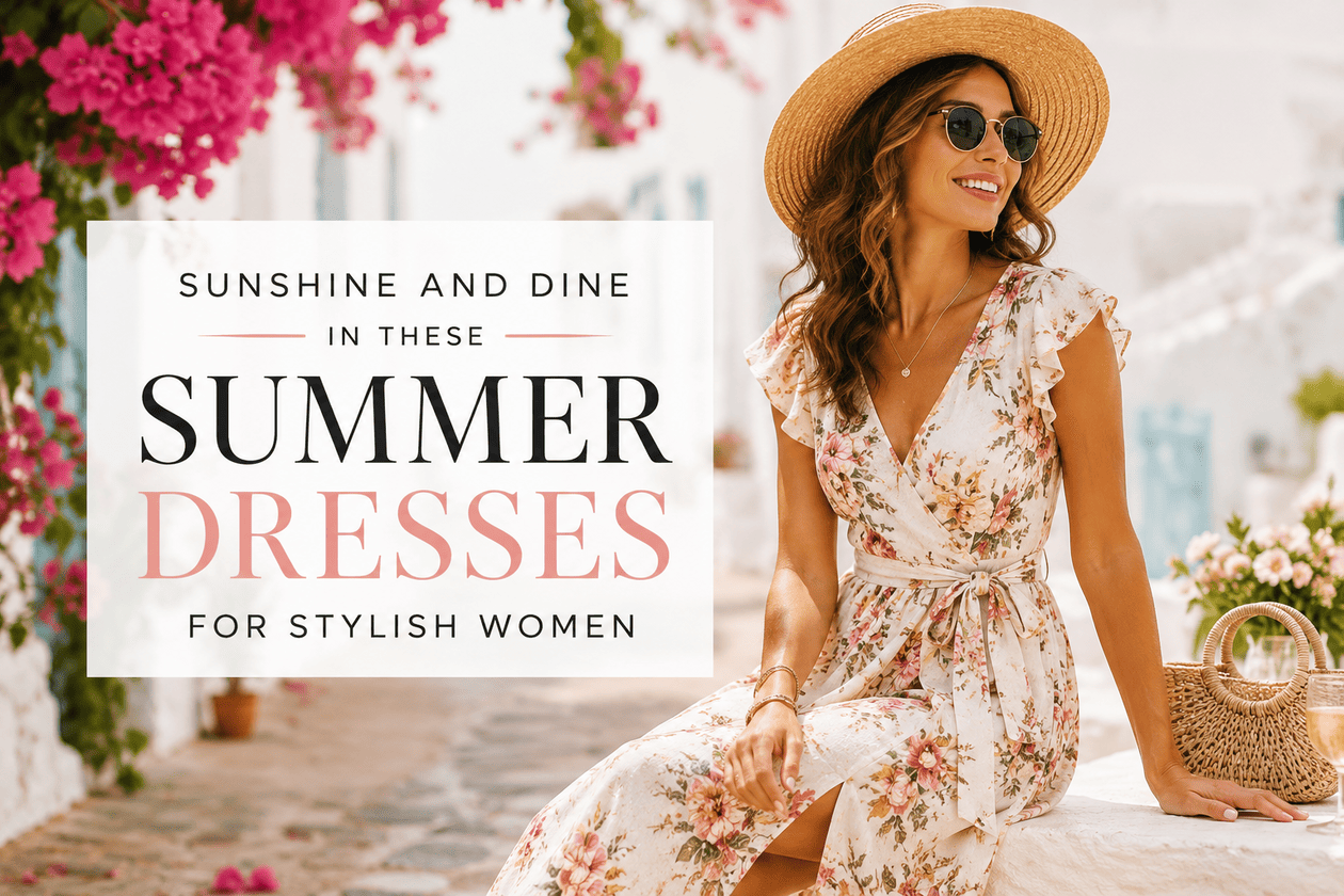 Sunshine and Dine in These Summer Dresses for Stylish Women