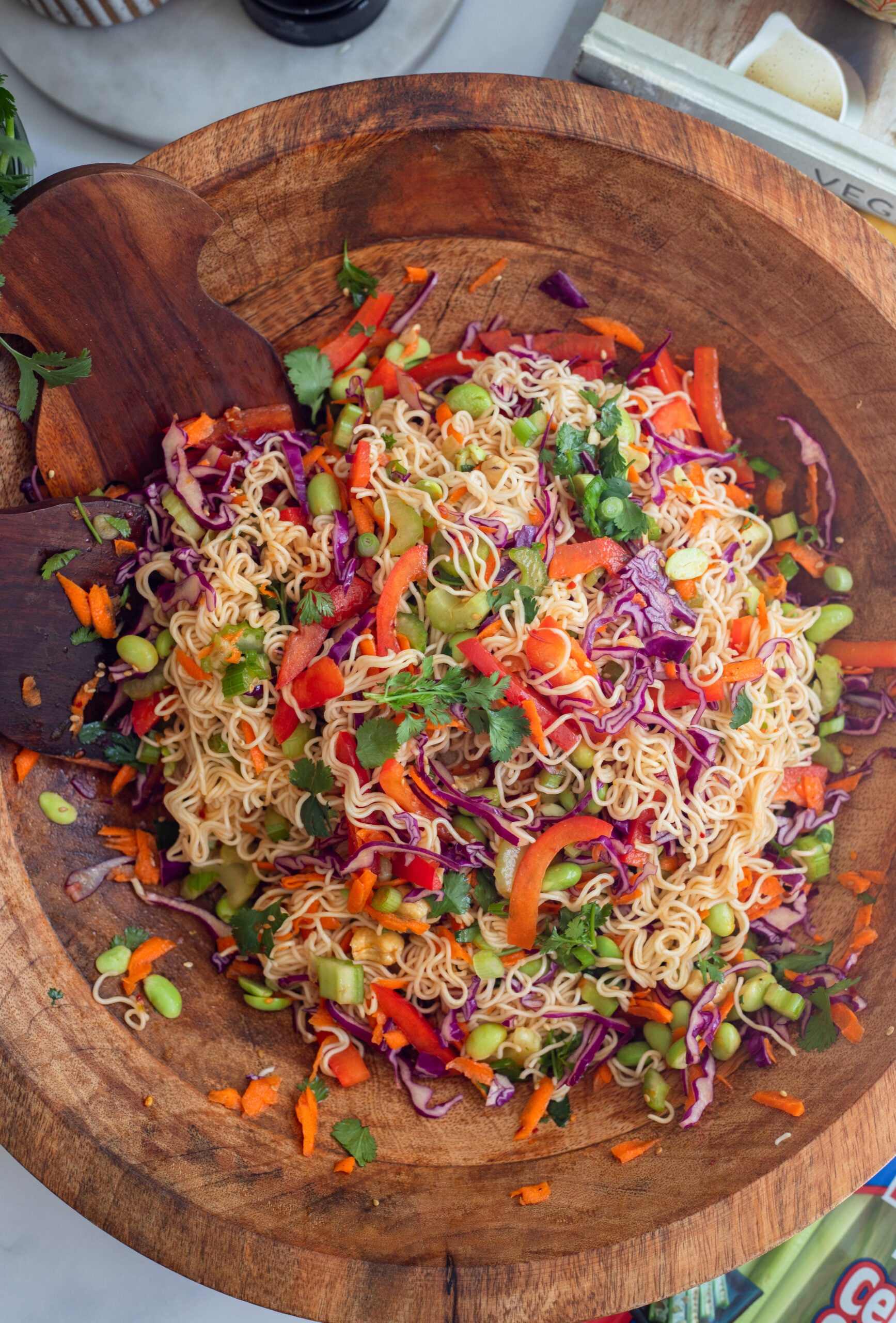 Cold Ramen Noodle Salad | Dietitian Debbie Dishes