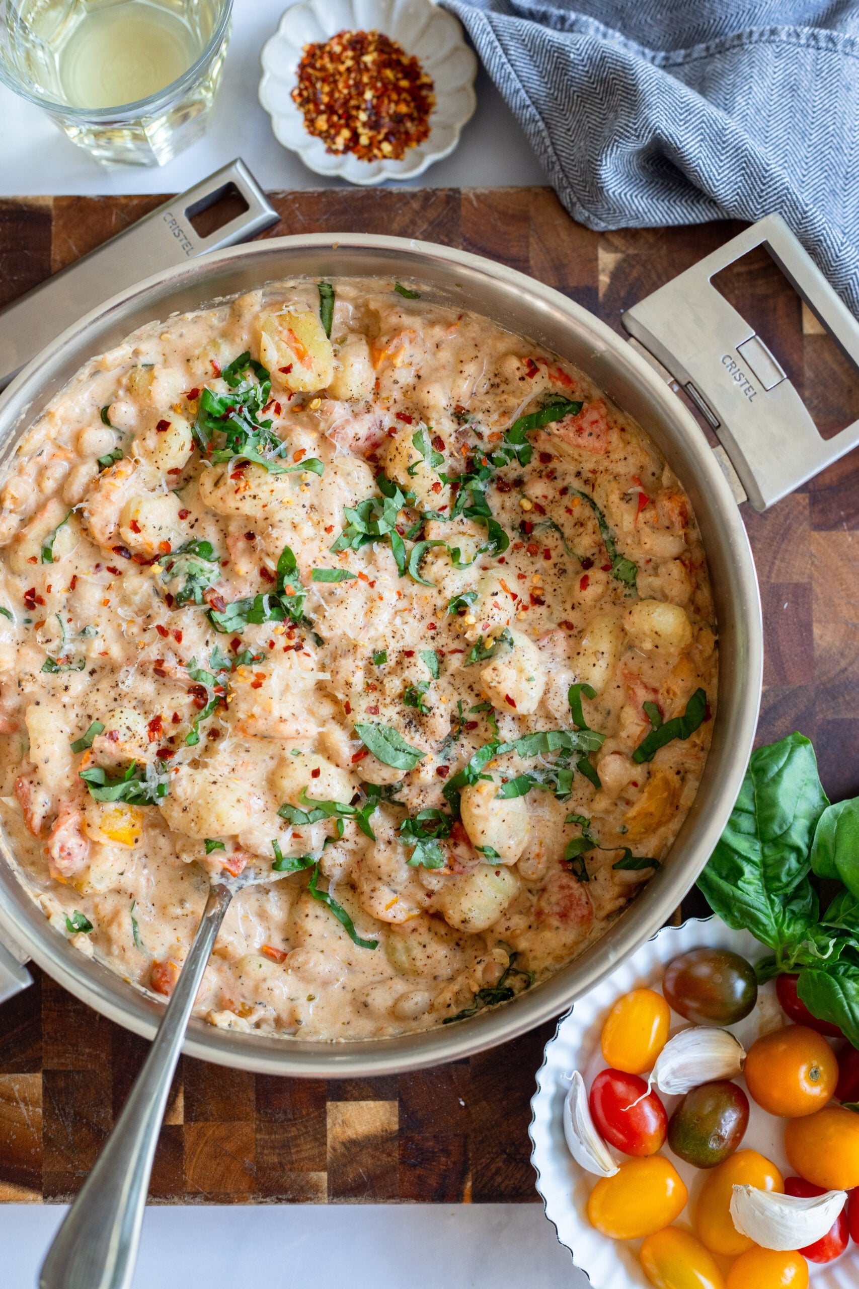 Creamy Tomato Gnocchi | Dietitian Debbie Dishes