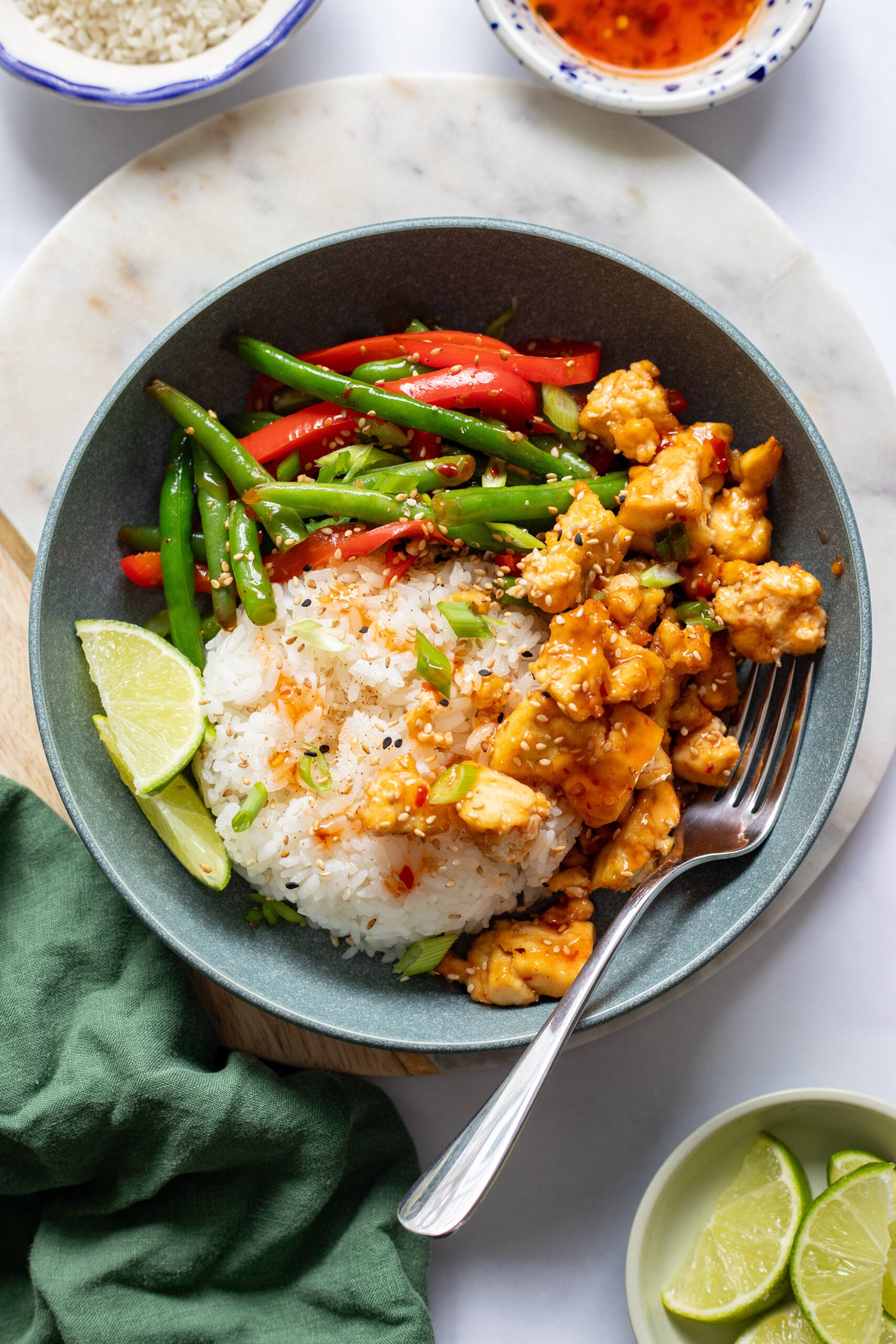 Sticky Tofu Bowl | Dietitian Debbie Dishes
