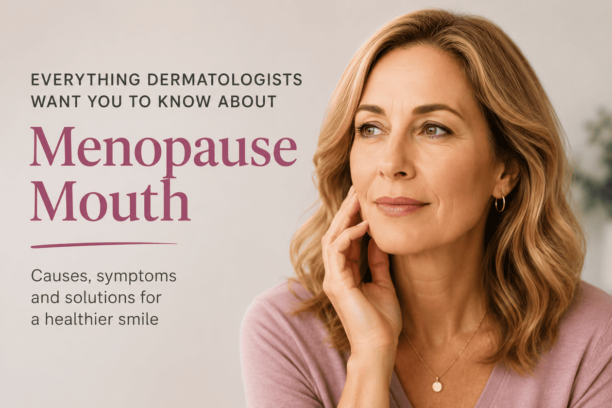 Everything Dermatologists Want You to Know About “Menopause Mouth”