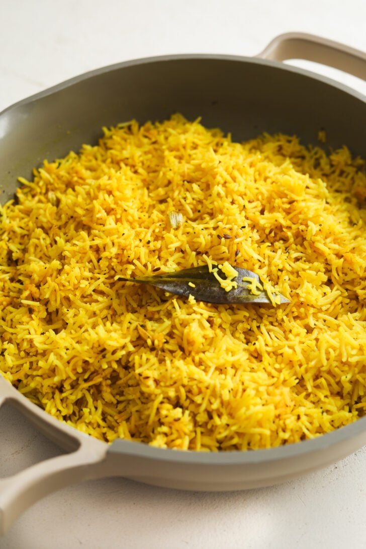 Stovetop Indian Turmeric Rice (So Easy!)