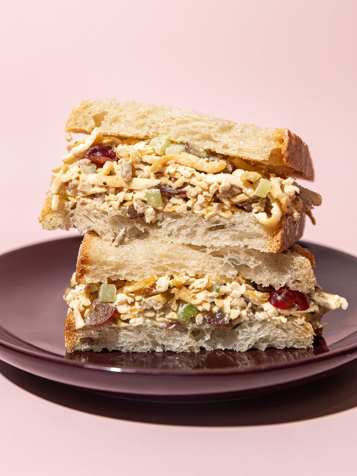 Vegan “Chicken” Salad with Chewy Shredded Tofu