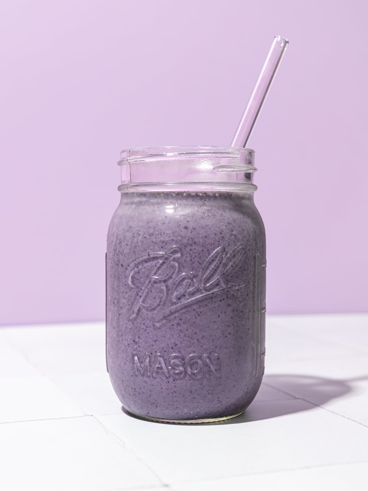 Blueberry Muffin Chickpea Smoothie (17g protein)
