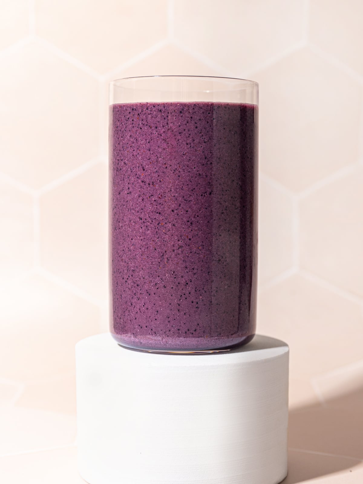 Blueberry Beet Smoothie with Ginger (10g fiber!)