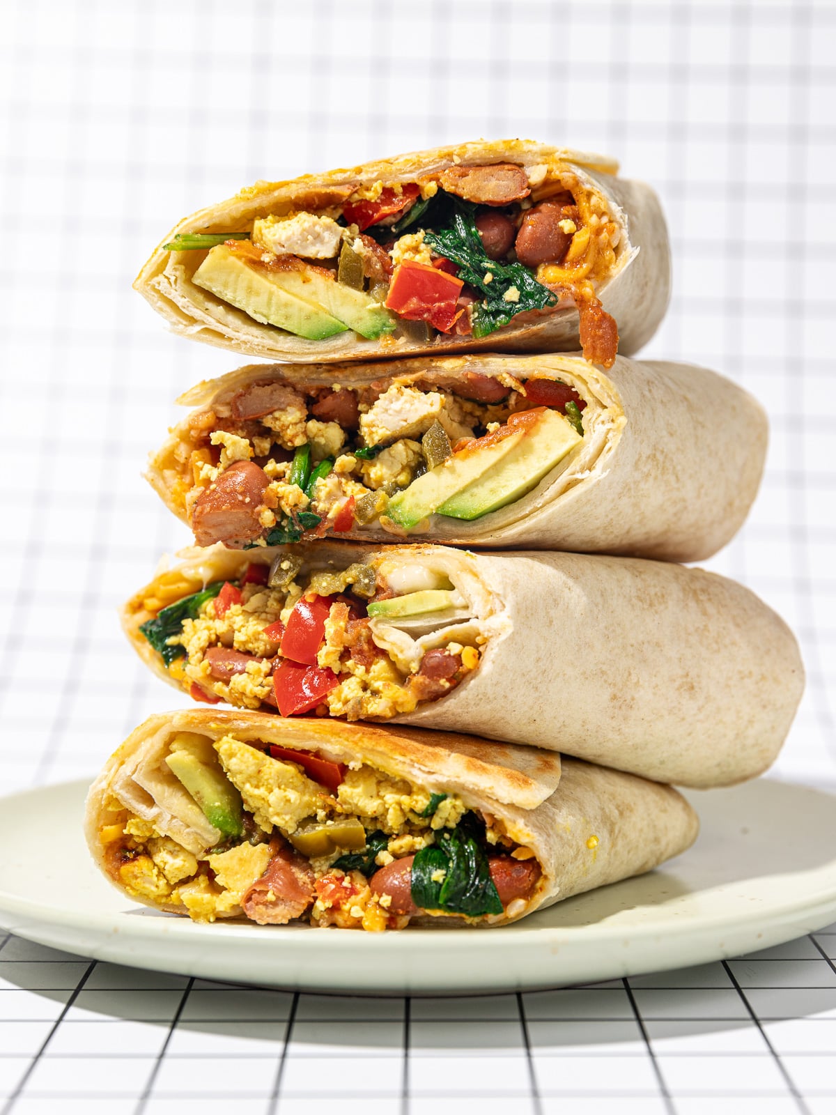 Protein-packed Crumbled Tofu Breakfast Burrito (25g!)