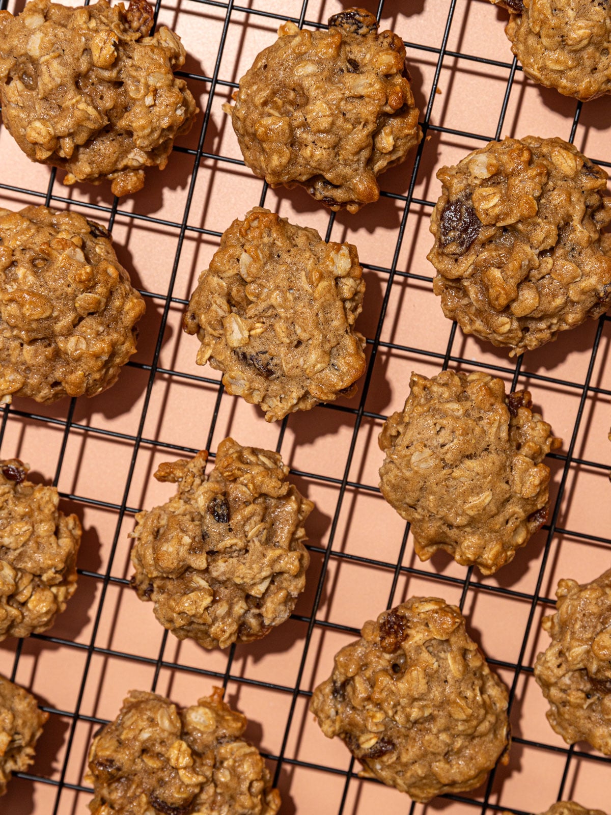 Vegan Oatmeal Raisin Cookies with Oil