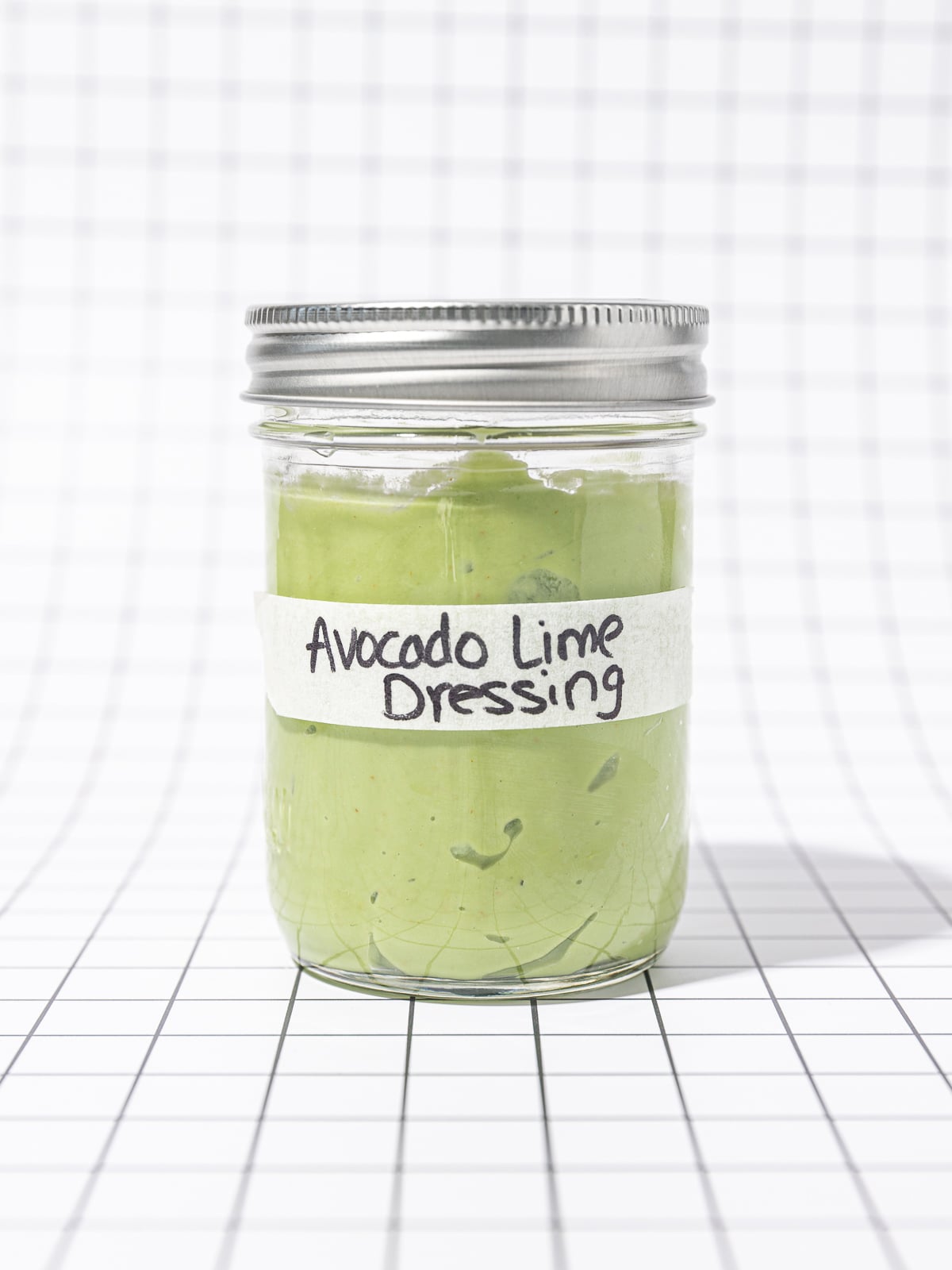 Creamy Blended Avocado Lime Dressing