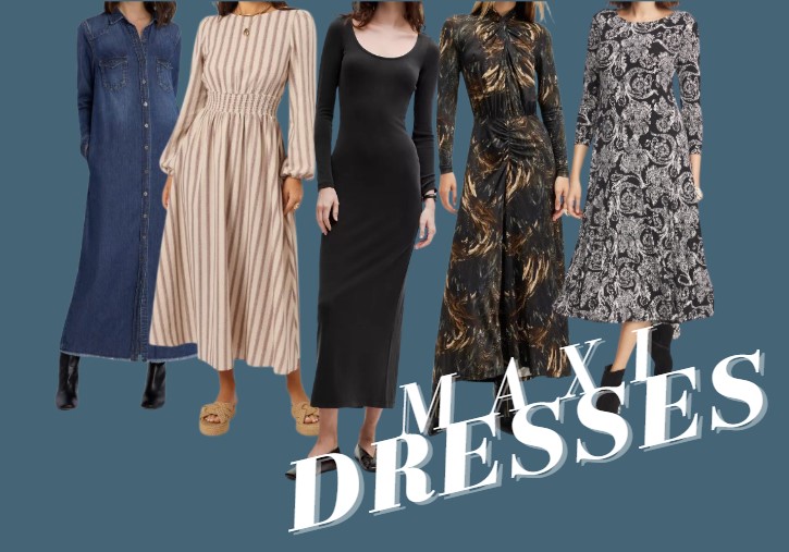 Long Sleeve Maxi Dresses for Fall